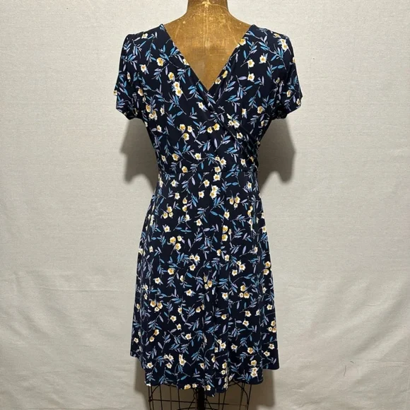 Kaileigh Navy Floral Mini Dress - Picture 3 of 5